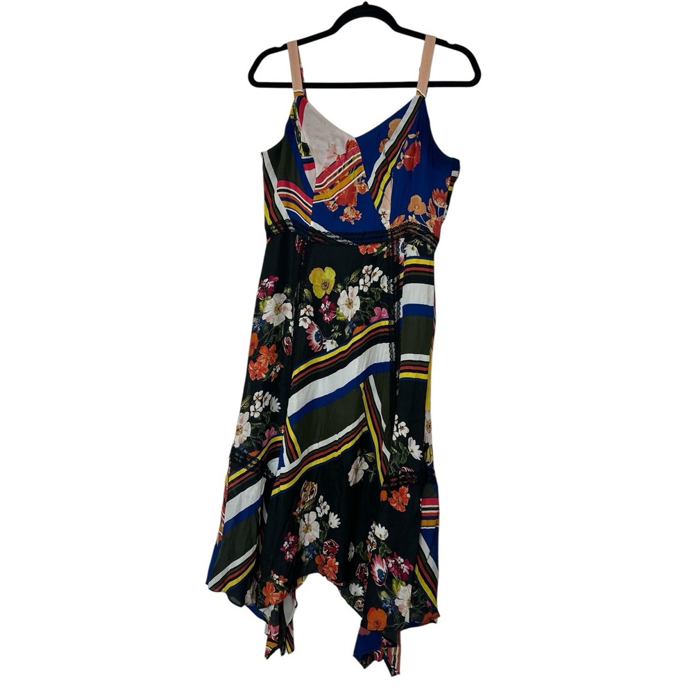 PARKER DRESS Women Size 4 Stunning Floral Bohemian Beach Resort Party Silk Blend